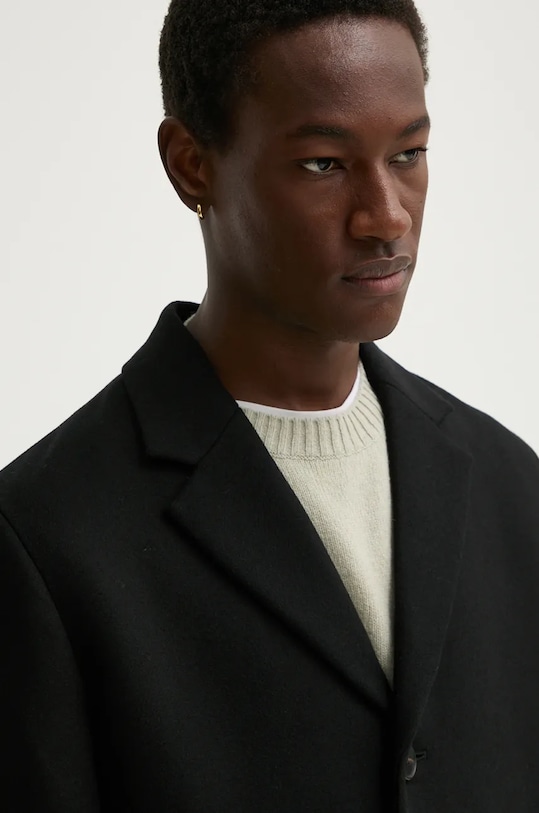 Шерстяное пальто Theory O0971405 чёрный