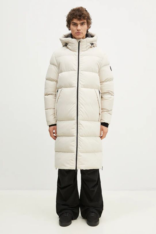 Péřová bunda Woolrich Sierra Supreme Down Parka péřové béžová CFWOOU0805MRUT3107.UT31