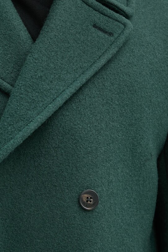 Drôle de Monsieur palton de lana Le Manteau Laine E.CT134.WO030.DGN verde