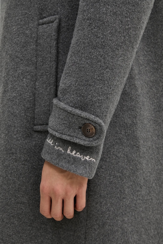 Вовняне пальто Fiorucci сірий U01FMOCO244WO01GY01