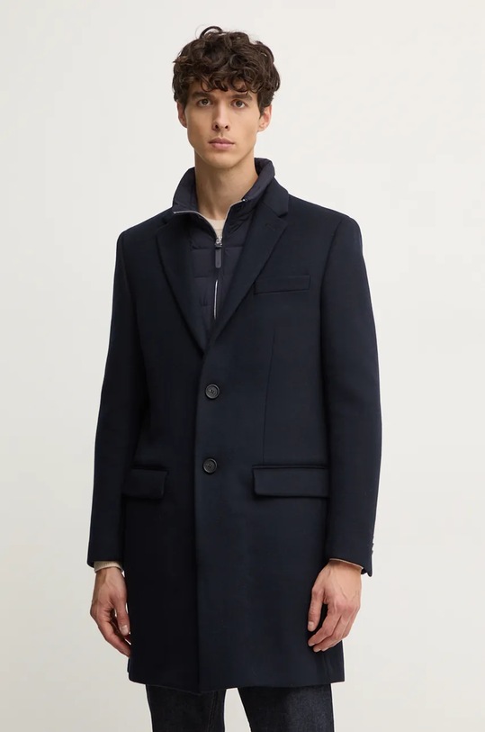 MACKAGE płaszcz wełniany pozostałe granatowy SKAI.SLB