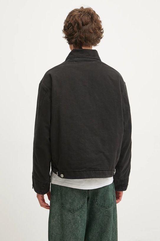 Îmbrăcăminte Études Studio geacă din denim H24MMOUT743 negru