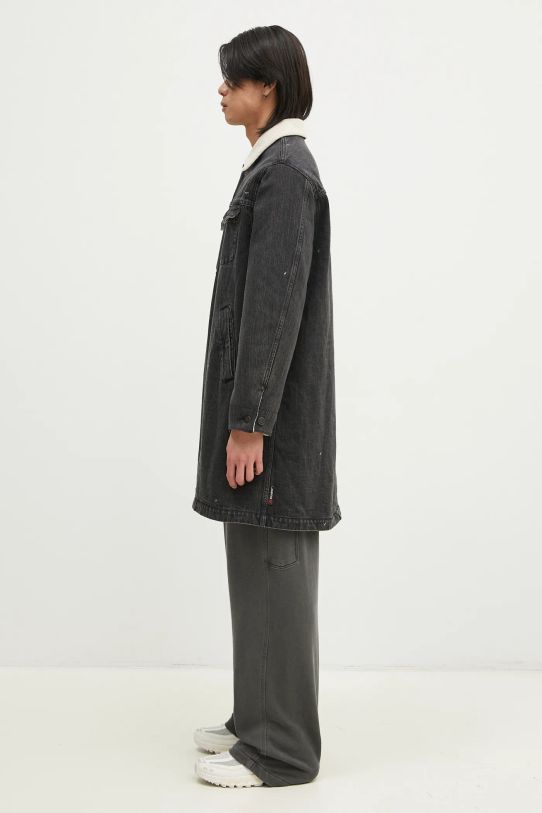 Дънково палто Undercover Coat UC2D4306 черен AW24