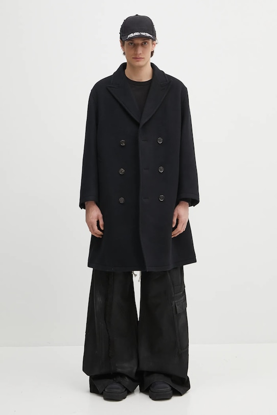 Шерстяное пальто Wacko Maria Double Breasted 24FW.WMO.CO02