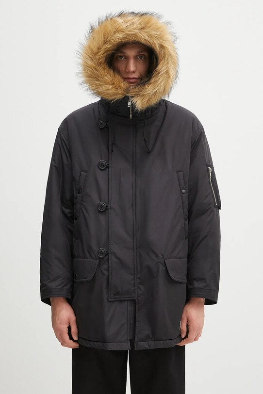 Wacko Maria jacket N-3B Flight black 24FW.WMO.ML01