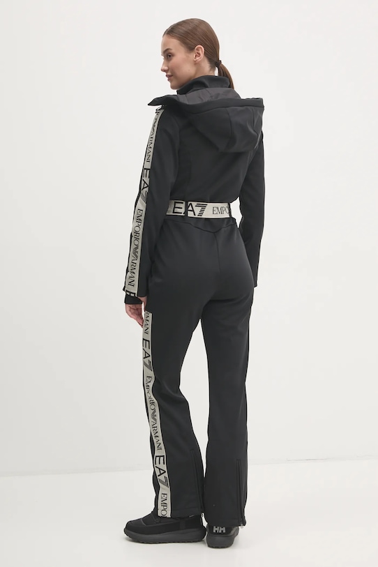 Lyžařský oblek EA7 Emporio Armani Kitzbuhel Softshell TN8HZ.6DTD02.1200 černá AW24