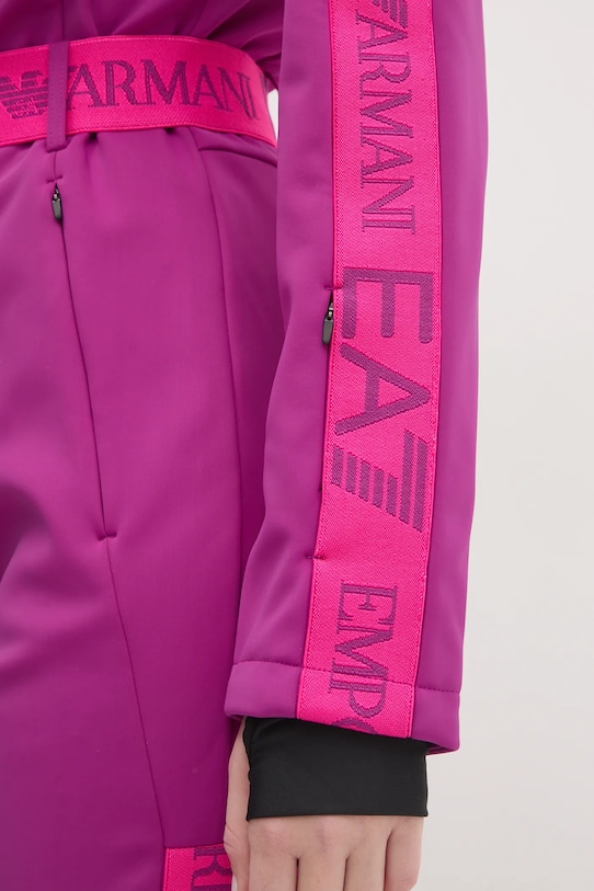 Lyžiarska kombinéza EA7 Emporio Armani Kitzbuhel Softshell TN8HZ.6DTD02.1317 fialová