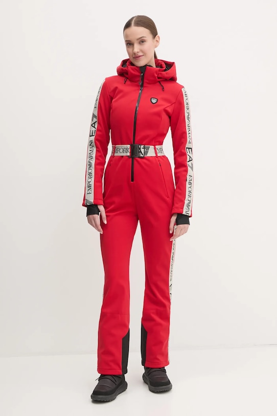EA7 Emporio Armani tuta da sci Kitzbuhel Softshell rosso TN8HZ.6DTD02.1461