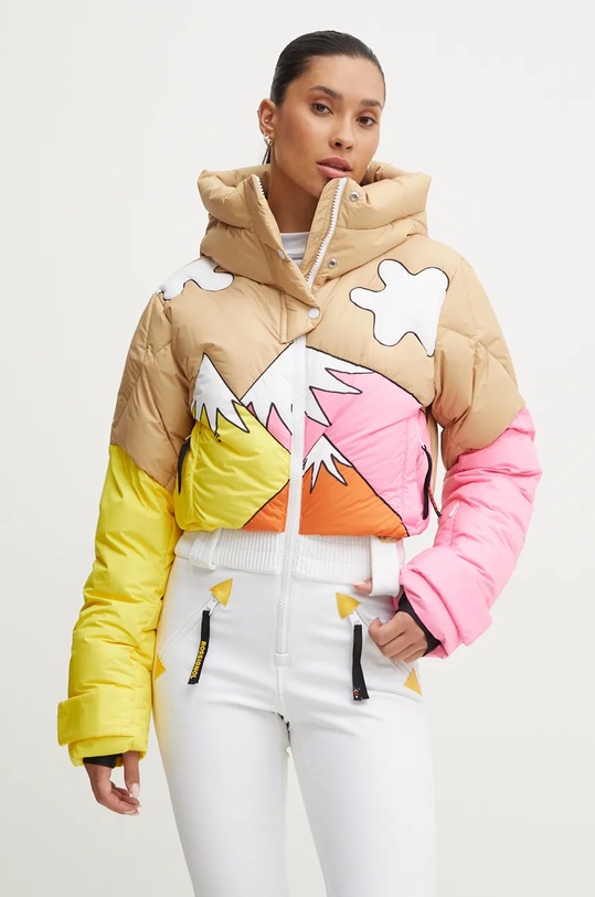 Péřová lyžařská kombinéza Rossignol Sublime Down x JCC bílá RLNWJ28