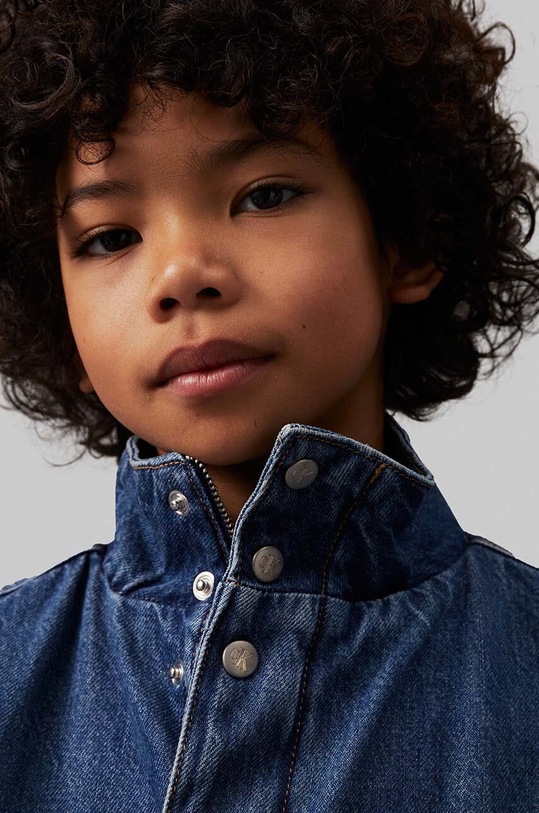 CHLAPEC Dětská riflová bunda Calvin Klein Jeans IB0IB02180.9BYH modrá