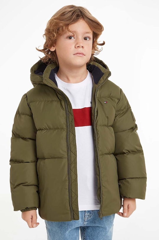 Tommy Hilfiger kurtka dziecięca pozostałe zielony KB0KB08341.9BYH.128.176