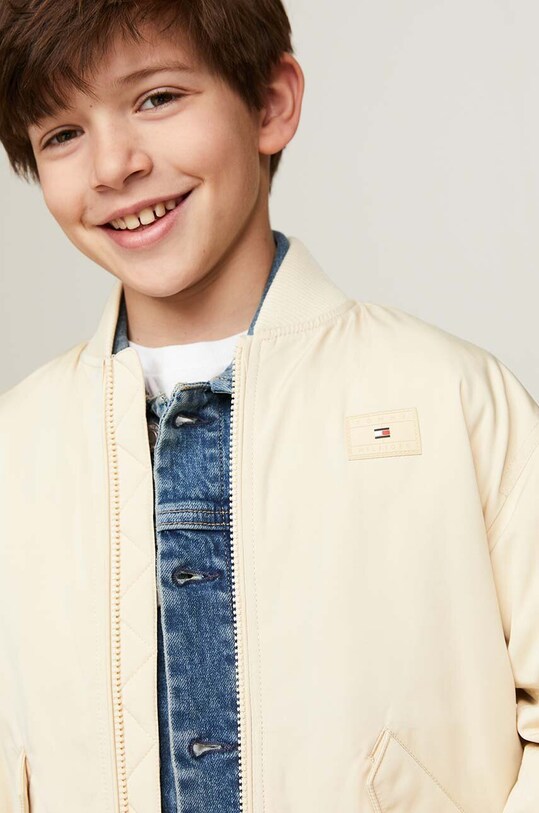 Мальчик Детская куртка-бомбер Tommy Hilfiger KB0KB09091.9BYH бежевый