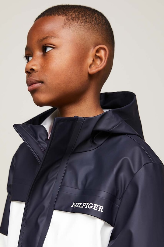 Дитяча куртка Tommy Hilfiger KS0KS00566.9BYH.128.176 темно-синій AW24