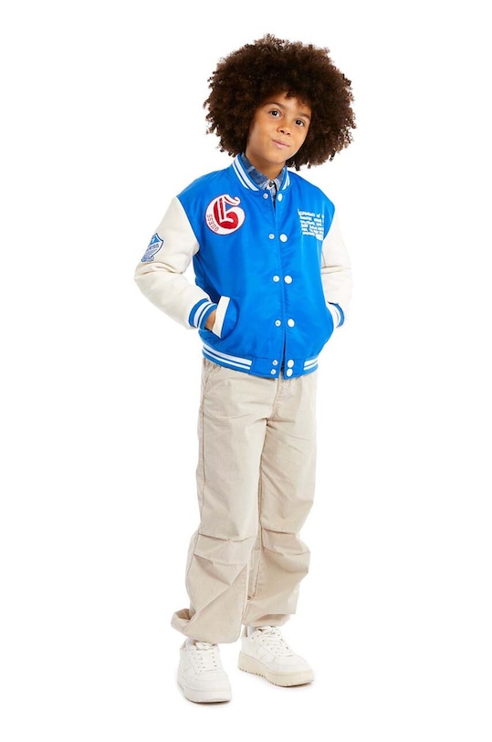 Παιδικό μπουφάν bomber Guess L4YL03.WGB90.9BYH μπλε