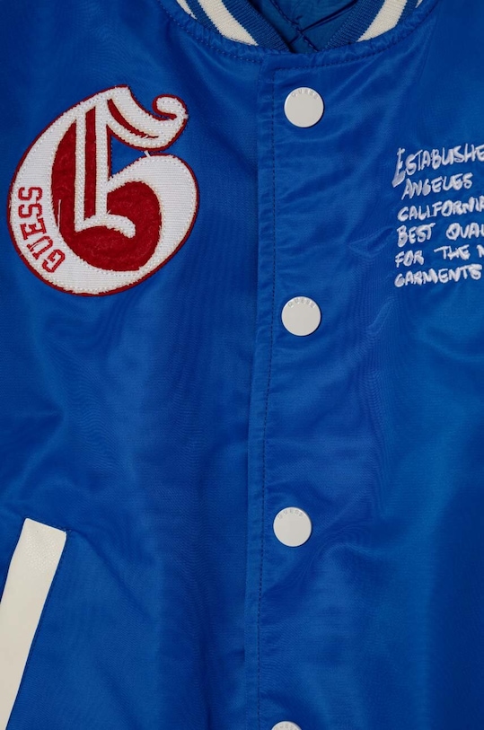Αγορίστικα Παιδικό μπουφάν bomber Guess L4YL03.WGB90.9BYH μπλε