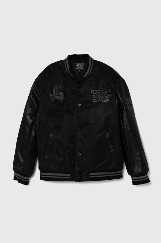 Детско яке бомбър Guess L4YL03.WGB90.9BYH черен AW24