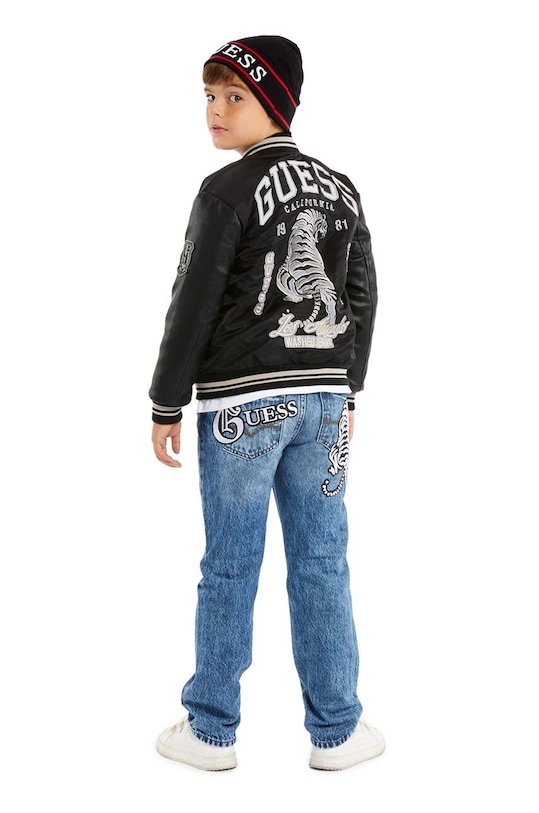 Детско яке бомбър Guess черен L4YL03.WGB90.9BYH