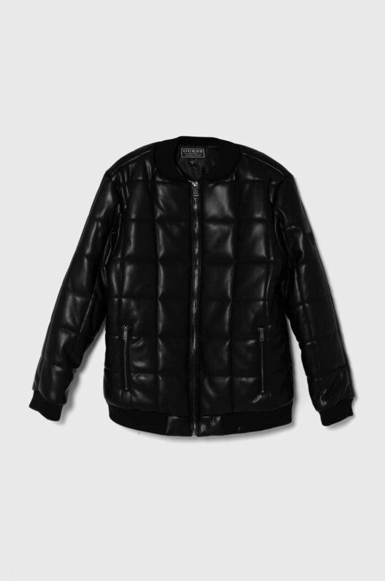 Дитяча куртка-бомбер Guess L4YL17.WE8D0.9BYH чорний AW24