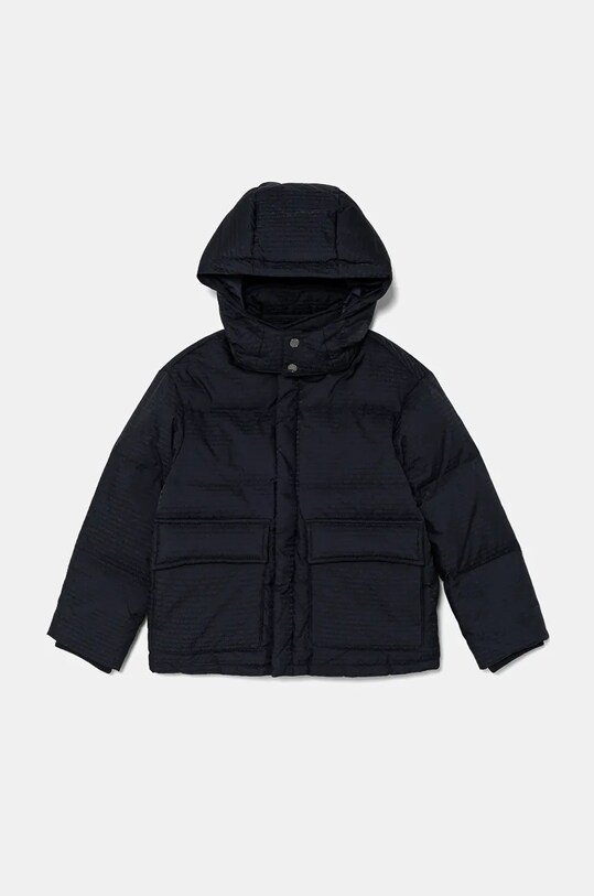 Детская пуховая куртка Emporio Armani с утеплением тёмно-синий 6D4BJC.4NJKZ