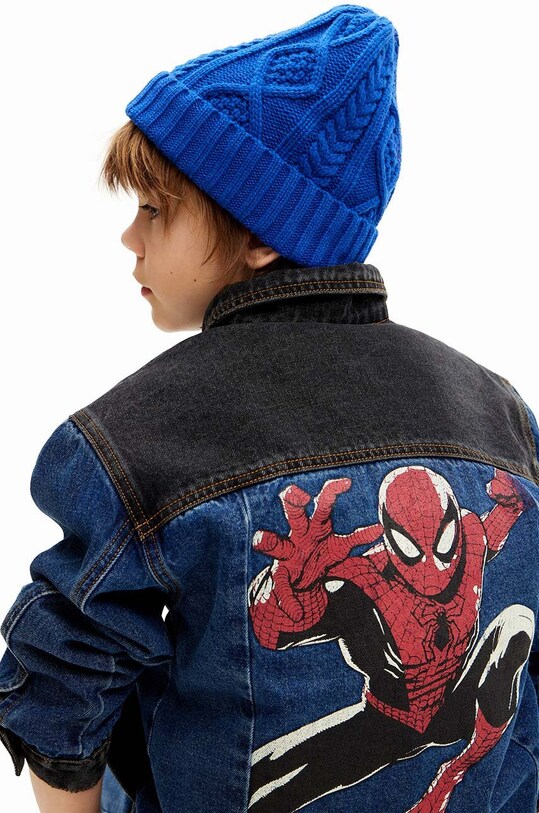 Дитяча джинсова куртка Desigual SPIDERMAN 24WBED02 темно-синій