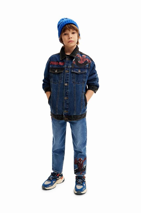 Дитяча джинсова куртка Desigual SPIDERMAN 24WBED02