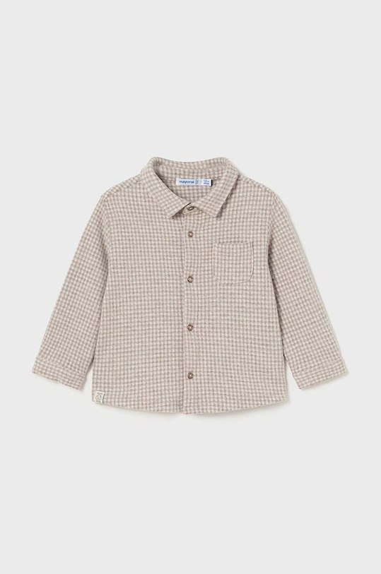 Mayoral ciepła koszula dziecięca nieocieplane beżowy 2186.3B.Baby.9BYH