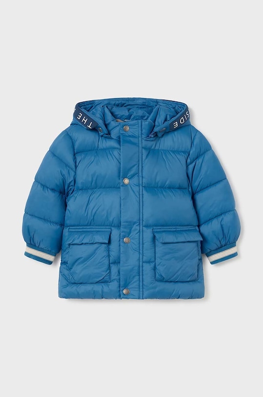 Dětská bunda Mayoral s podšívkou modrá 2466.3C.Baby.9BYH