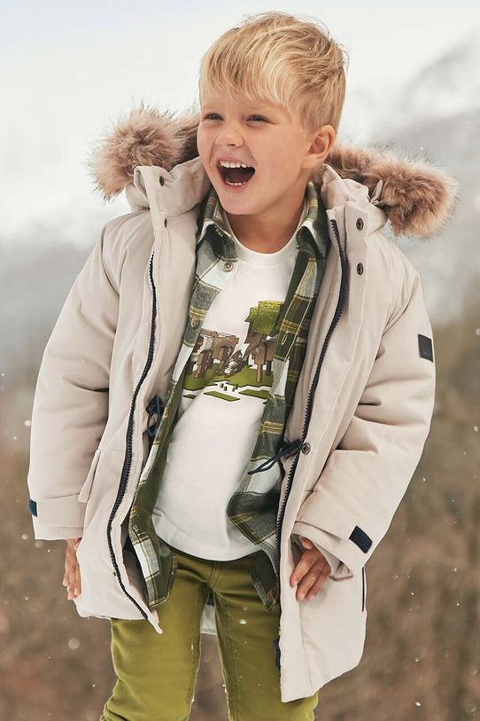 Mayoral parka dziecięca pozostałe beżowy 4468.5F.Mini.9BYH
