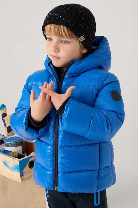 Dětská bunda Mayoral s podšívkou modrá 4470.5G.Mini.9BYH