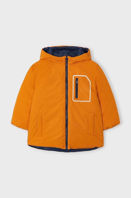 Mayoral kurtka dwustronna dziecięca 4471.5H.Mini.9BYH pomarańczowy AW24
