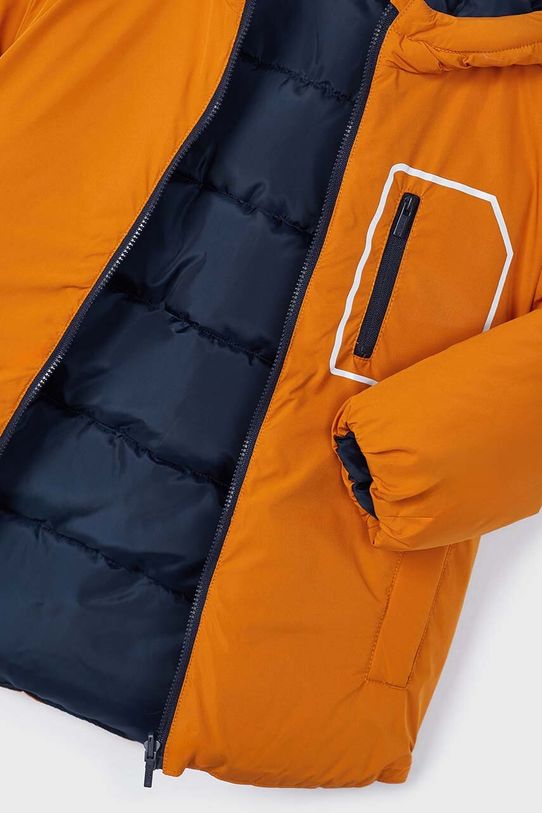 Detská obojstranná bunda Mayoral oranžová 4471.5H.Mini.9BYH