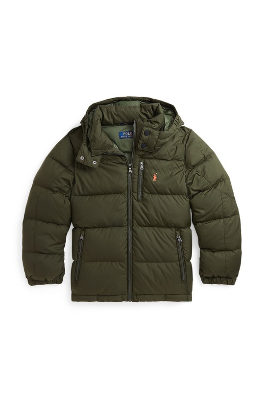 Dětská bunda Polo Ralph Lauren s podšívkou zelená 323940328004