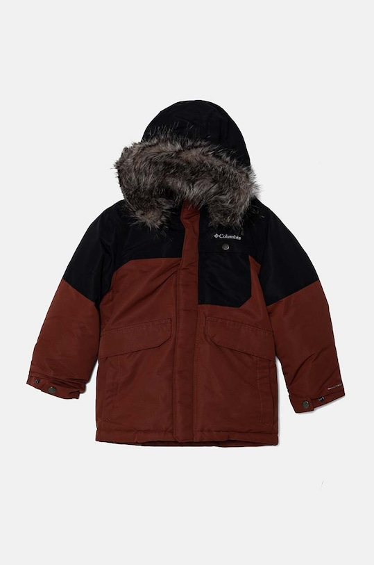 Дитяча куртка Columbia Nordic Strider з утепленням бордо 2090222