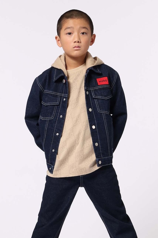 Детская джинсовая куртка HUGO джинс голубой G00158.114.150