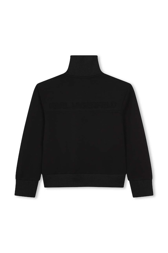 Karl Lagerfeld felpa per bambini Z30261.162.174 nero AW24