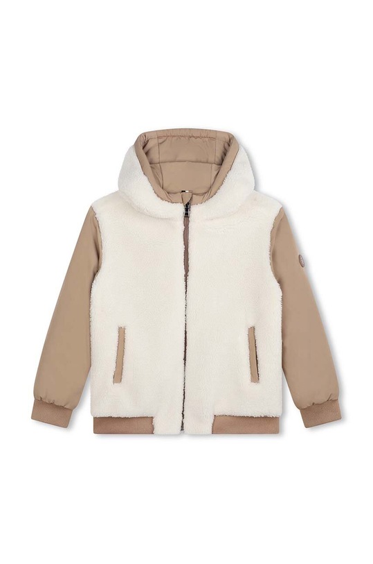 Dětská oboustranná bunda BOSS J51203.114.150 béžová AW24
