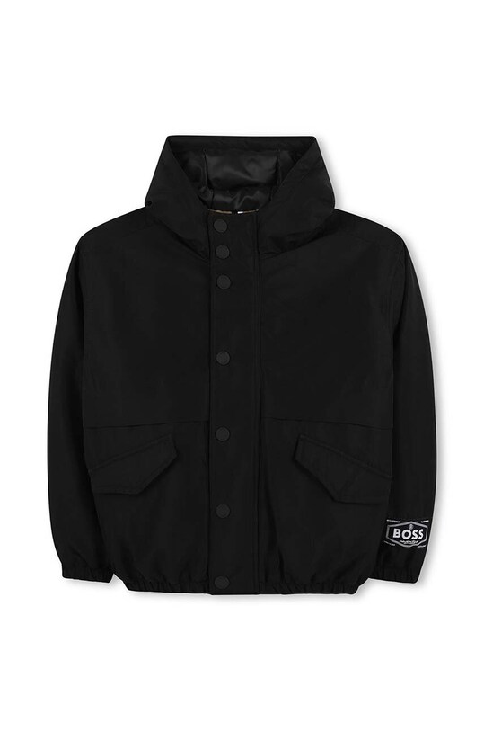 Детская куртка BOSS с капюшоном чёрный J51233.162.174