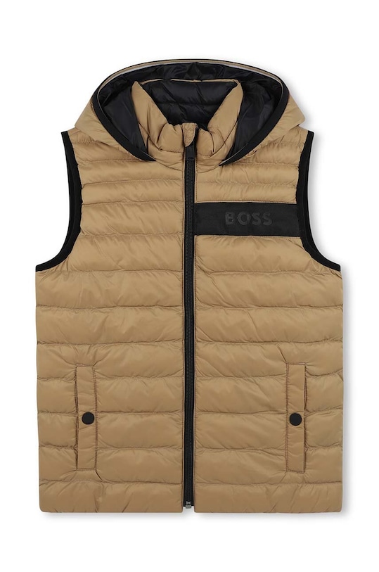 BOSS bezrękawnik dwustronny dziecięcy pozostałe beżowy J51234.114.150