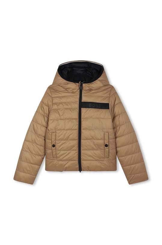 BOSS geaca reversibila pentru copii cu captuseala bej J51235.162.174