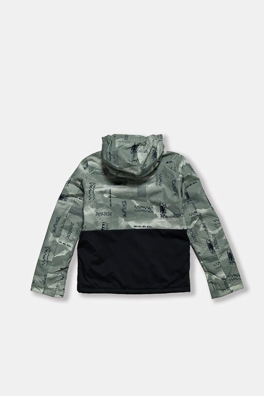 Quiksilver geaca de schi MISSION PRINTED BLOCK JK EQBTJ03196 verde AW24