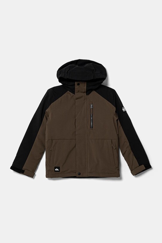 Quiksilver kurtka narciarska MISSION BLOCK JK pozostałe brązowy EQBTJ03180