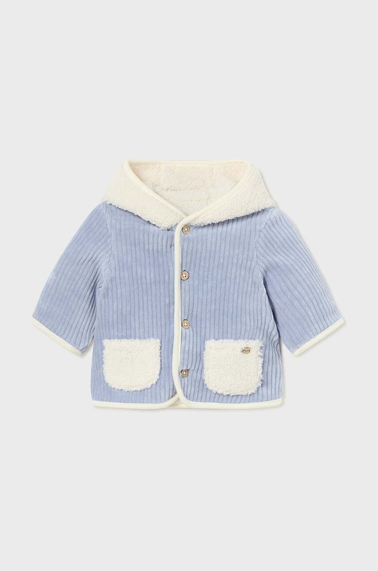 Detská obojstranná bunda Mayoral Newborn 2448.1B.Newborn.9BYH modrá AW24