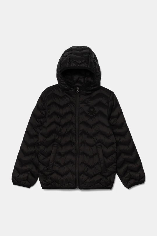 Детско яке United Colors of Benetton лека изолация черен 2TWDCN04V.G.Seasonal