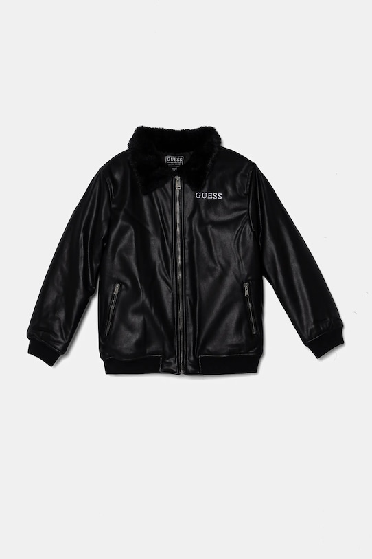 Guess kurtka bomber dziecięca bez kaptura czarny L4BL07.WGSM0.9BYH