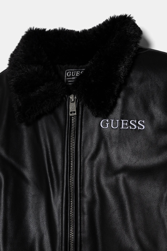 Chłopiec Guess kurtka bomber dziecięca L4BL07.WGSM0.9BYH czarny