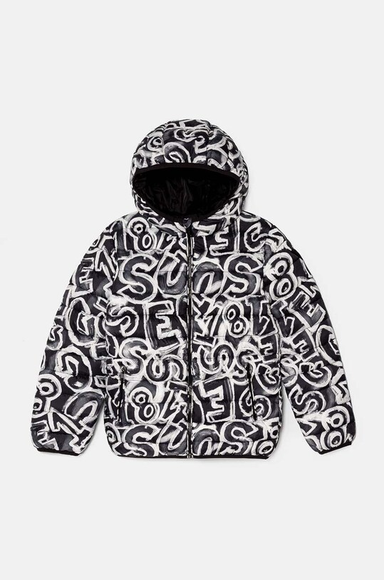 Dětská bunda Guess s podšívkou šedá L4BL09.WCFM0.9BYH