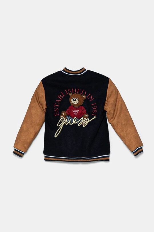 Детская куртка-бомбер Guess с подкладкой тёмно-синий L4BL19.WGSN0.9BYH