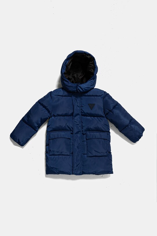 Дитяча куртка Guess з капюшоном темно-синій N4BL02.WB240.9BYH