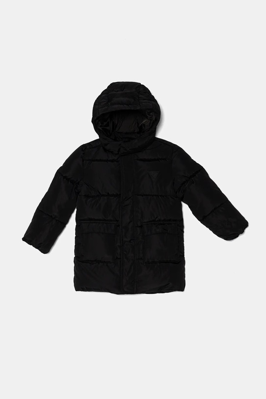 Дитяча куртка Guess з капюшоном чорний N4BL02.WB240.9BYH