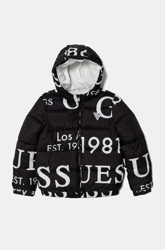 Dětská bunda Guess H4BJ05.WCFM0.9BYH černá AW24